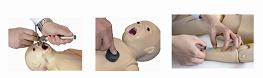 高级多功能新生儿综合急救训练模拟人(CPR、气管插管、除颤起搏四合一功能)